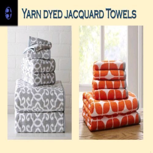 Yarn Dyed Jacquard Towel, For Bath, Home, Hotel, Feature : Comfortable, Easily Washable, Quick-Dry