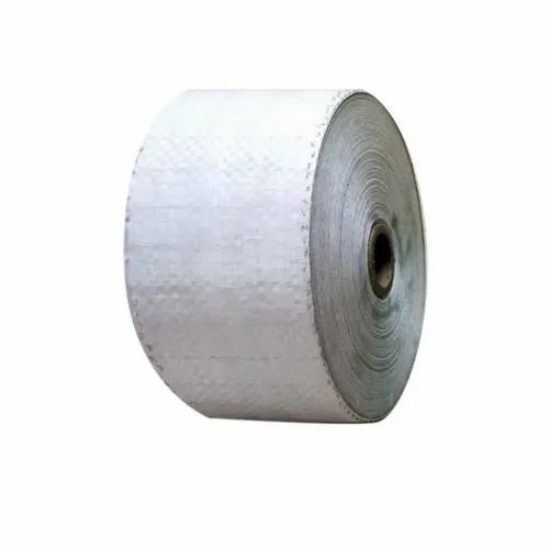 White Laminated PP Woven Roll, Pattern : Plain