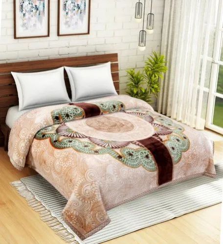 Multicolor Super Soft Blankets, For Double Bed, Pattern : Plain