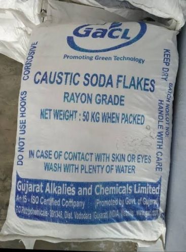 GACL Caustic Soda Flakes, Packaging Type : HDPE Bag