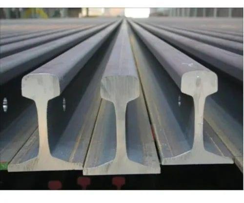 Mild Steel Rail Track, Shape : Flat Bottomed