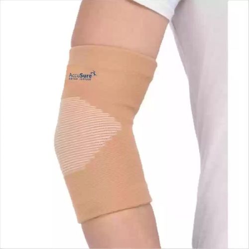 Accusure Elastic Elbow Support, For Pain Relief, Size : M, XL