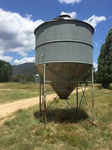 PU Paint Coated Galvanized Iron Grain Storage Silos