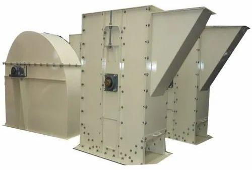 Semi-Automatic Inclining Conveyor Bucket Elevator, For Material Handling, Capacity : 40 TPH