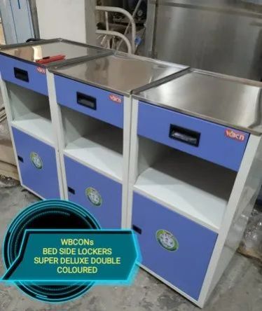Stainless Steel Hospital Bedside Locker 32 X 72 X 20 Inch