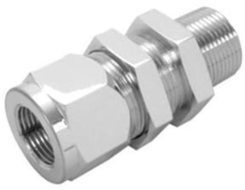 Silver Stainless Steel Hydraulic Straight Connector, Feature : Rust Proof, Corrosion Proof