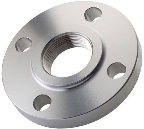 Silver Round Stainless Steel Slip On Flange, For Pipe Fittings, Packaging Type : Box