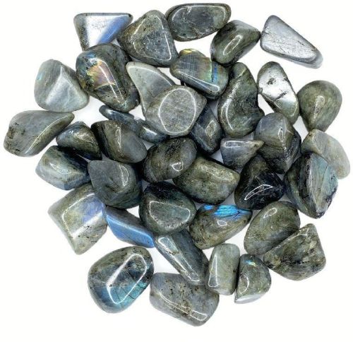 Polished Labradorite Tumbled Stone, For Jewelry Making, Feature : Natural Material, Translucent