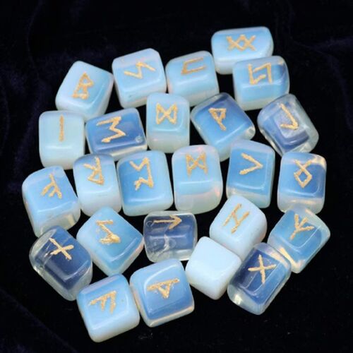 Polished Opalite Rune Agate Stone, For Jewellery Use, Size : 0-25mm, 25-50mm, 50-100mm