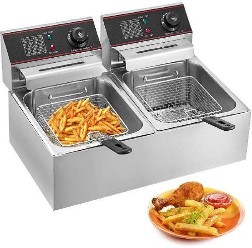 Braham Arpan Electric Stainless Steel Double Deep Fat Fryer