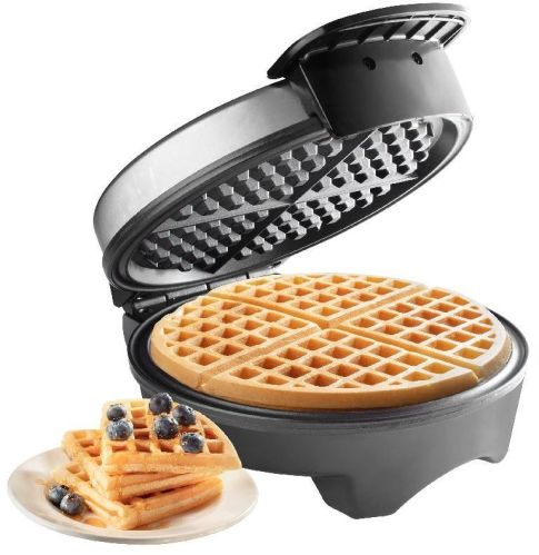 Braham Arpan Electric Manual Cast Iron Waffle Maker, Color : Black