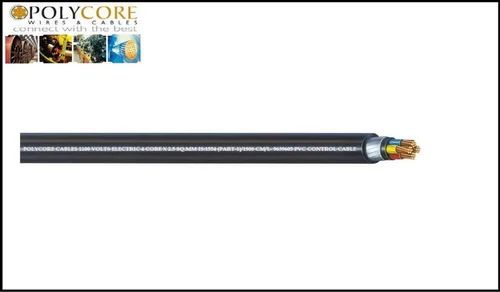 2.5 Sq. Mm 4 Core Copper Control Cable