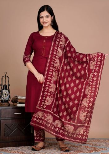 Gamyam Rayon Kurti Pant Set, Size : M, L, XL, XXL