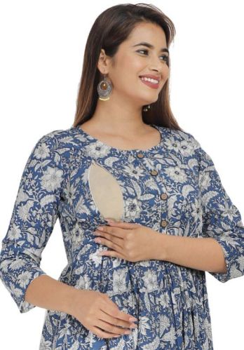 New Embroidery Maternity Kurti
