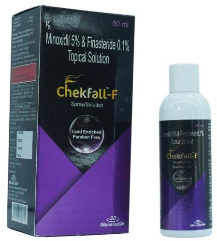 Chekfall-F Topical Solution, Packaging Type : Plastic Bottle