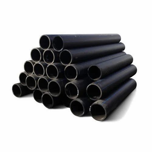 Round Paint Coating Black Carbon Steel Pipe, For Industrial, Size : All Sizes