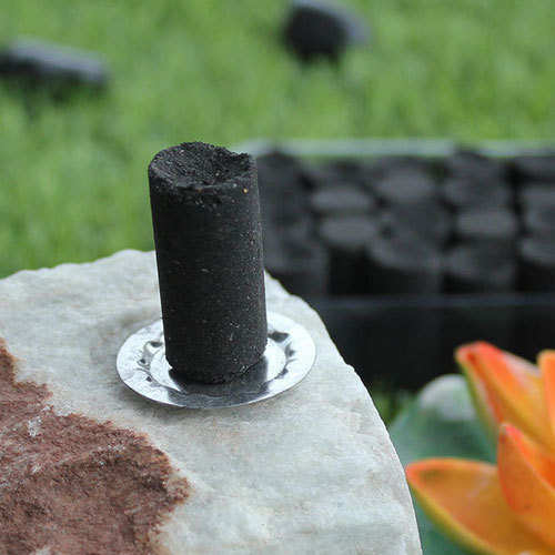 Round Black Flower Dhoop Batti, For Spiritual Use, Packaging Type : Plastic Packets