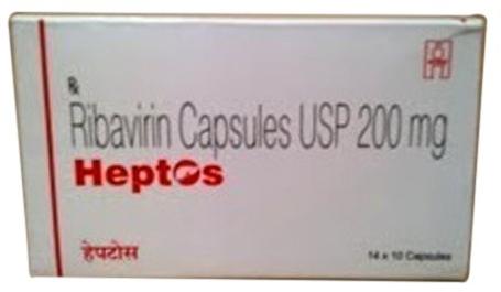 Heptos Ribavirin Capsules, Form : Tablets