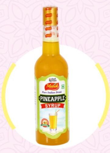 Manek Pineapple Syrup, Packaging Size : 750ml