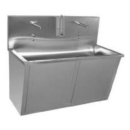 Polished Stainless Steel Surgical Scrub Basin, For Laboratory, Feature : Anti Corrosive, Durable, Eco-Friendly