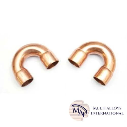 Indigo Plain Polished Brass U Bend