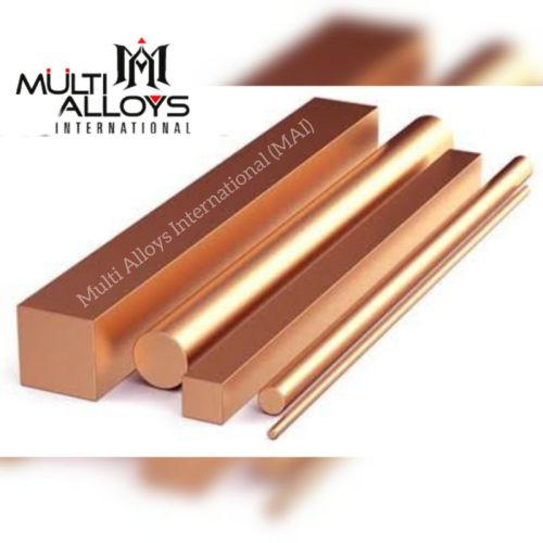 Solid Polished Copper Rods, Grade : ASTM