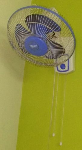 Blue Wintex 220V Electric Metal Plastic Wall Fan