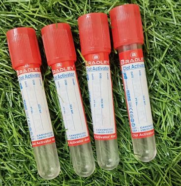 Vacuum Clot Activator Blood Collection Tubes