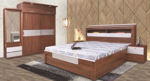Polished Wood Austin Bedroom Set, For Home, Size : Standard