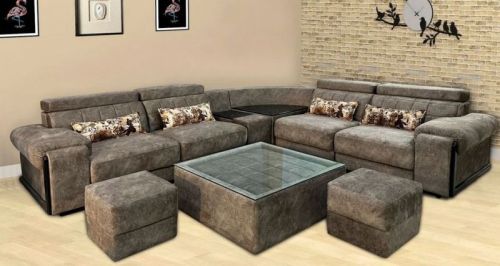 Plain Wooden Cera Sofa Set, Size : Standard