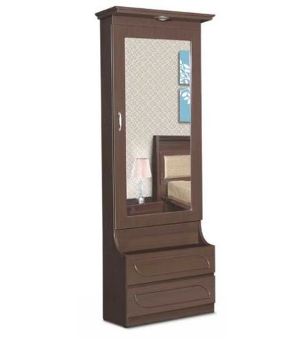 Brown Rectangular Polished DT 03 Dressing Table, For Home, Size : 600 X 1885 X 400 Mm