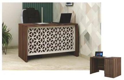 Polished Wood ET-04 Office Workstation, Size : 4’X2’ Feet