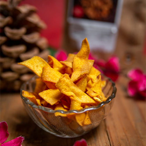 Organic Moongdal Chips, For Snacks, Certification : FSSAI Certified