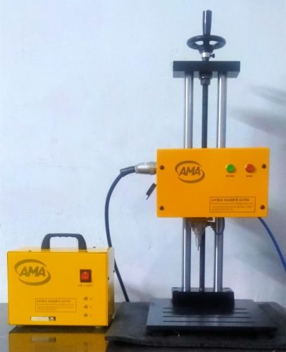 Battery Serial Number Punching Machine, For Air Pressure, Size : 130*130