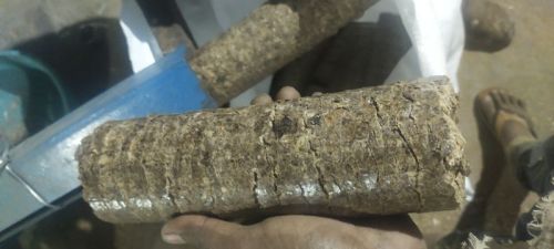 Common Groundnut Shell Briquette 70 Mm, Brand Name : SHREE shyam