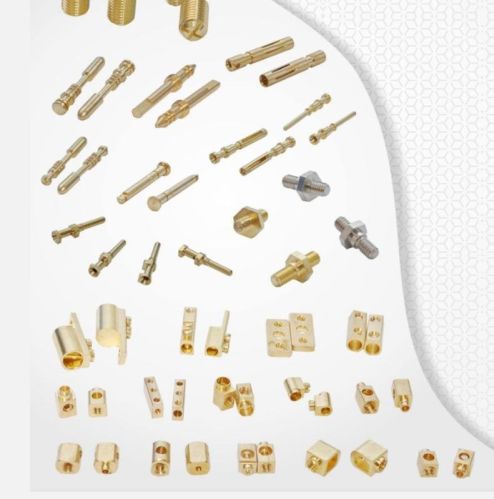 Polished Brass Components, Color : Golden