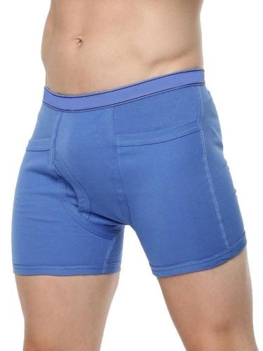 Cotton Mens Pocket Trunks, Color : Blue