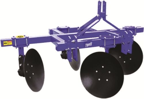 Blue 10-20 HP Mild Steel Disc Ridger, For Agricultural