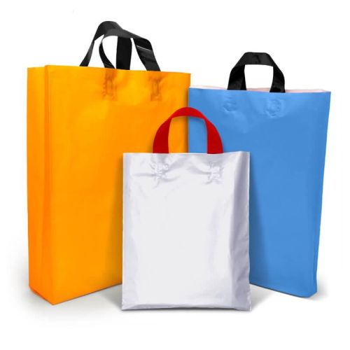 Plain Coloured Plastic Carry Bags, For Shopping, Capacity : 0.5 Kg