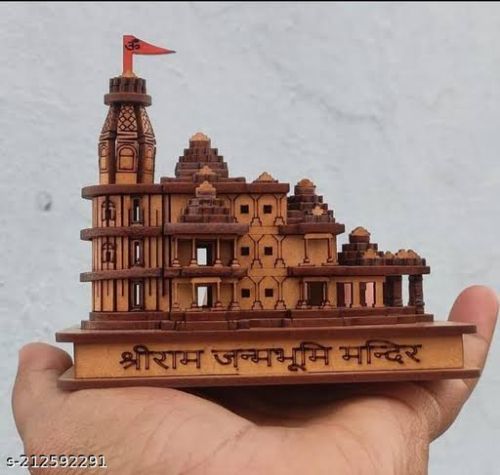 Brown Plain Non Polished Wooden Temple, For House, Offices, Shops, Style : Antique, Common