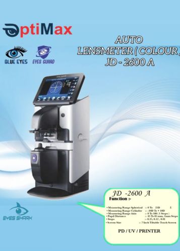 Computer Eye's Testing Machine Auto Lensmeter (Colour). Jd - 2600 A