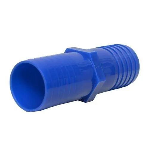 Blue Plastic 15mm Hose Connector, For Agricultural, Feature : Durability
