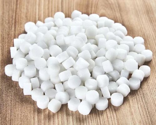 Solid Round White Camphor Tablets, For Worship, Industrial Use, Packaging Type : Packet