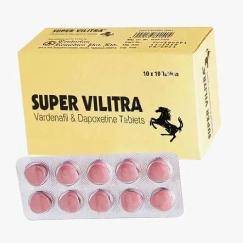 Pink Super Vilitra Tablets, For Personal, Hospital, Clinical, Grade Standard : Medicine Grade