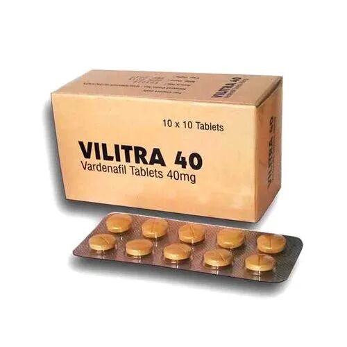 Vilitra 40mg Tablets for Personal, Hospital, Clinical