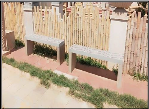 Multicolor Sandstone Garden Bench, For Public Sitting, Feature : Water Proof, Non Breakable, Long Life