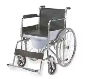Easycare EC 609 Commode Wheelchair, For Handicaped Use, Hospital Use, Frame Material : Aluminum, Iron