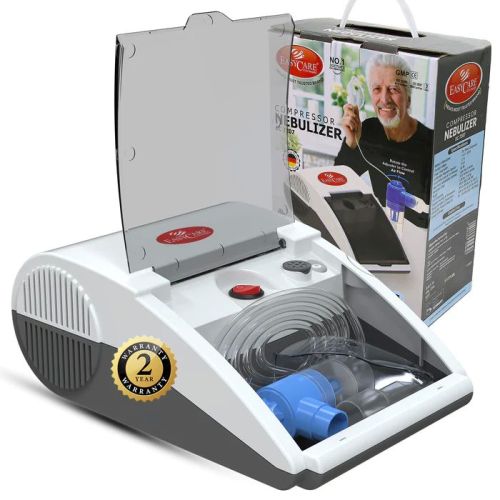 220v Easycare Ec7207 Dual Compartment Nebulizer Machine, For Hospital, Clinical, Packaging Type : Box