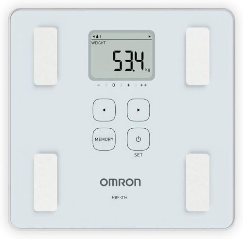 Black 110V 0-100W Omron HBF 214 Body Composition Monitor, Display Type : Analogue, Digital