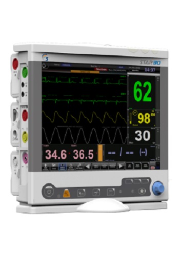 Skanray Star-90 Modular Multi-parameter Patient Monitor, For Hospital Use, Hospital, Clinic, Feature : Fast Processor